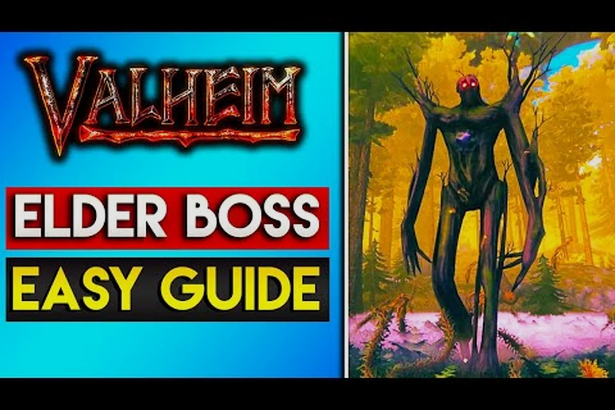 Valheim The Elder Guide: Burn the Black Forest Treant Solo